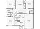 Two-story house floor plan with 4 bedrooms, 3.5 bathrooms, and laundry room at 1634 Reddish Egret Ct, Davenport, FL 33897