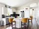 Modern kitchen with granite countertops and stainless steel appliances at 2304 Cedar Garden Dr, Orlando, FL 32824