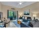 Bright living room with comfy sofas, a coffee table, and sliding glass doors leading to a patio at 801 New Providence # B19/U801, Davenport, FL 33897