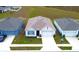 Single-Gathering home, bird's eye view, in a residential neighborhood at 1057 Cambridge Dr, Winter Haven, FL 33881