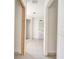 Bathroom with a vanity and shower, viewed from the hallway at 2650 Hilliard Ct, Kissimmee, FL 34744
