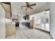 Spacious kitchen with dark wood cabinets and tiled flooring at 2650 Hilliard Ct, Kissimmee, FL 34744