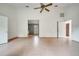 Spacious living room with tile floors and ceiling fan at 2650 Hilliard Ct, Kissimmee, FL 34744