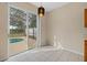 Dining area with pool view and sliding glass doors at 319 Sand Ridge Dr, Davenport, FL 33896