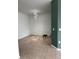 Dining room with chandelier and an accent wall at 3459 Allegra Cir, St Cloud, FL 34772
