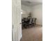 Dining room with chandelier and large table at 3459 Allegra Cir, St Cloud, FL 34772