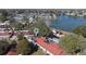 Aerial view of community; location near lake at 46 W Marbrisa Way, Kissimmee, FL 34743