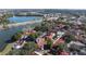 Aerial view showcasing community location and lake proximity at 46 W Marbrisa Way, Kissimmee, FL 34743