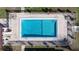 Overhead view of refreshing community pool at 46 W Marbrisa Way, Kissimmee, FL 34743