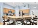 Spacious kitchen with island seating and stainless steel appliances at 4755 Oakwood Dr, St Cloud, FL 34772