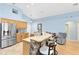 Kitchen with stainless steel appliances and an island at 4755 Oakwood Dr, St Cloud, FL 34772