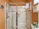 Large walk-in shower with glass enclosure at 4920 Catalpa Dr, St Cloud, FL 34772