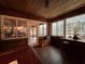 Spacious sunroom featuring a pool view and wooden details at 5030 Haywood Ruffin Rd, St Cloud, FL 34771