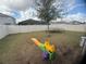 Grass backyard with playground equipment at 606 Tortugas St, Haines City, FL 33844