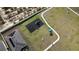 Aerial view of a neighborhood playground at 606 Tortugas St, Haines City, FL 33844