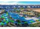 Aerial view of resort-style pool and water park at 8879 Cabot Cliffs Dr # 103, Davenport, FL 33896