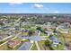 Aerial view of the house and surrounding neighborhood at 110 Talavera Ln, Kissimmee, FL 34758