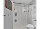 Bathroom with shower/tub and shelving at 110 Talavera Ln, Kissimmee, FL 34758