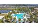 Resort-style pool with surrounding community at 1812 Sandy Park Trl, Kissimmee, FL 34747