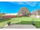 Spacious backyard with grassy area and large tree at 223 Largovista Dr, Oakland, FL 34787