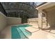 Private screened-in plunge pool at 2381 Reading Trl, Kissimmee, FL 34746