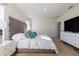 Main bedroom with large bed and plush bedding at 2778 Sunkissed Dr, St Cloud, FL 34771