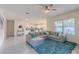 Relaxing living room with sectional sofa and large windows at 2778 Sunkissed Dr, St Cloud, FL 34771