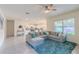 Relaxing living room with sectional sofa and large windows at 2778 Sunkissed Dr, St Cloud, FL 34771