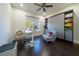 Bright home office with a built-in murphy bed and window seat at 9067 Arbors Edge Trl, Windermere, FL 34786