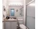 Bathroom with shower/tub combo and vanity at 1118 Park Ridge Cir, Kissimmee, FL 34746
