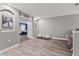 Upstairs hallway with access to bedrooms and a home office area at 1320 Moss Creek Ln, Davenport, FL 33836