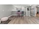 Home office space with desk and chair, located in the upstairs hallway at 1320 Moss Creek Ln, Davenport, FL 33836
