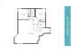Second floor plan featuring two bedrooms, a bathroom, and hallways at 2243 Wyndham Palms Way, Kissimmee, FL 34747