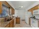 Kitchen with granite countertops and wood cabinets at 2302 Aberdeen Ct, Kissimmee, FL 34743