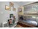 bedroom with a bunk bed, playful decor, and plenty of storage at 2452 Sweetwater Club Cir # 27, Kissimmee, FL 34746