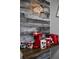 Mickey Mouse themed coffee bar with coffee maker, mugs, and toaster at 2452 Sweetwater Club Cir # 27, Kissimmee, FL 34746