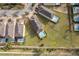 Aerial view of house and neighborhood at 250 Pendant Ct, Kissimmee, FL 34747