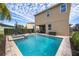 Private pool and spa with spacious patio at 250 Pendant Ct, Kissimmee, FL 34747