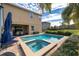 Lush backyard oasis with private pool at 250 Pendant Ct, Kissimmee, FL 34747