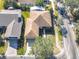 Single-Gathering home in a residential neighborhood from above at 301 Anastasia Dr, Kissimmee, FL 34759