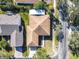 Aerial view of single-Gathering home with landscaped yard at 301 Anastasia Dr, Kissimmee, FL 34759