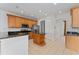 Updated kitchen featuring an island and ample cabinetry at 4010 Navigator Way, Kissimmee, FL 34746