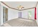 Spacious bedroom with carpet flooring and ceiling fan at 4878 Zion Dr, St Cloud, FL 34772