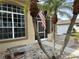 Front yard walkway with decorative stones and plants at 4878 Zion Dr, St Cloud, FL 34772