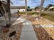 Front yard walkway with decorative stones and plants at 4878 Zion Dr, St Cloud, FL 34772