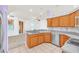 Open kitchen with granite counters and stainless steel appliances at 4878 Zion Dr, St Cloud, FL 34772
