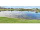 Scenic lake view with lush green landscape at 4878 Zion Dr, St Cloud, FL 34772