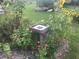 Bird bath and vibrant flowers in a garden at 4999 Disston Dr, St Cloud, FL 34771