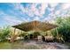 Open-air metal structure for equipment storage at 4999 Disston Dr, St Cloud, FL 34771