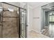Modern bathroom with a walk-in shower at 672 San Joaquin Rd, Kissimmee, FL 34759